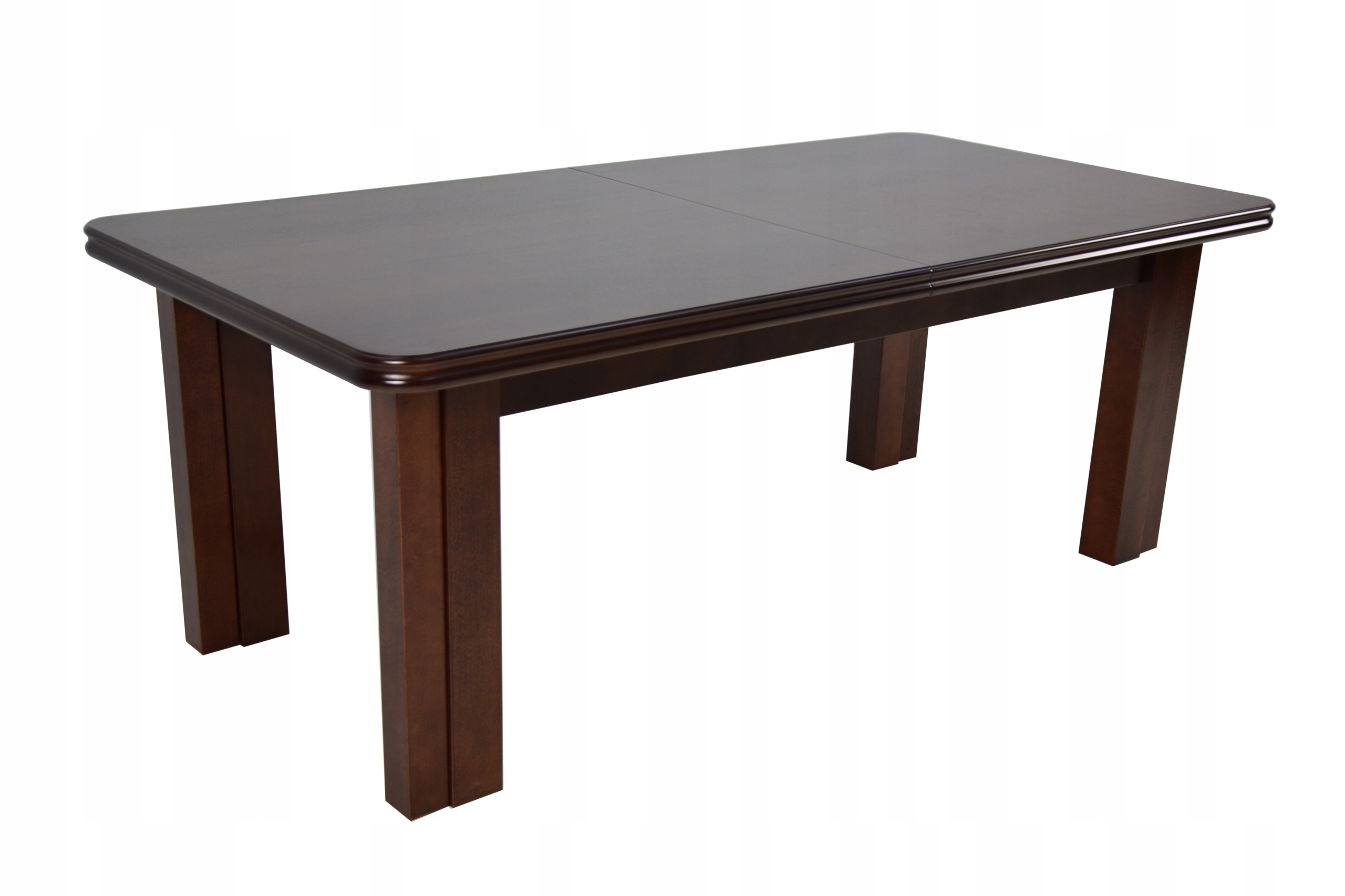 Piękny duży stół PODWÓJNE NOGI 100x200/400 ORZECH