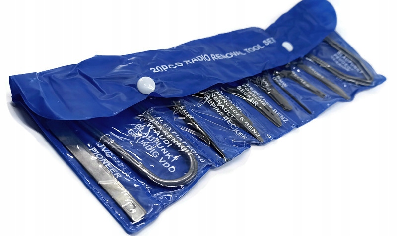 ZESTAW KLUCZE WYJMAKI DO DEMONTAZU RADIA 20 e