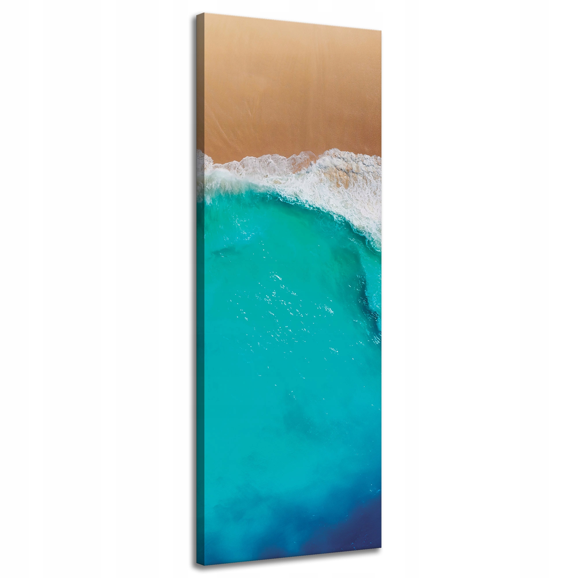 Obraz na plátně Plachetnice Voda Vlny Břeh 40x120 cm Ideální jako dárek
