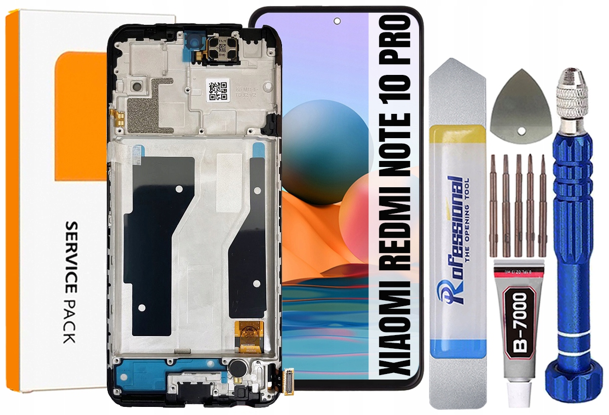 Displej Pro Xiaomi Redmi Note 10 Pro Originál Oem Obrazovka Rámeček