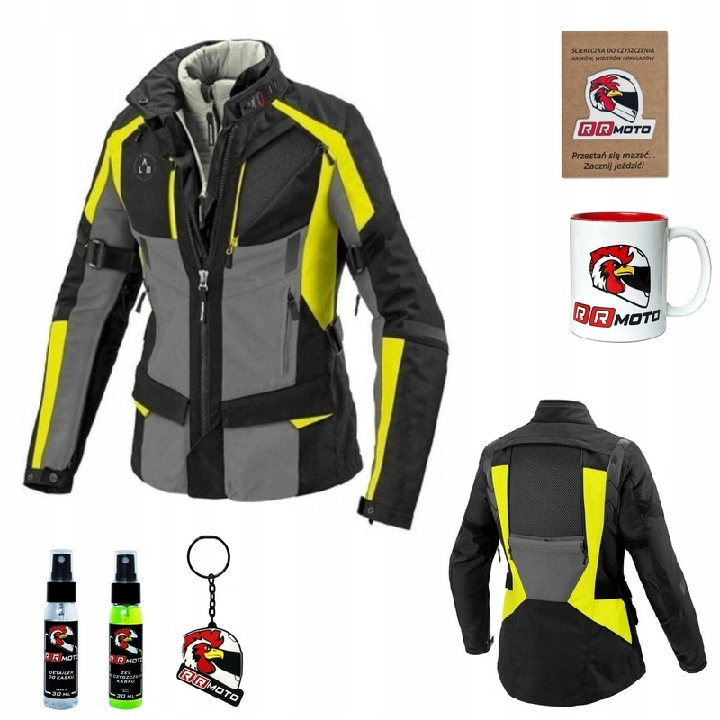 Motocyklová textilná bunda Spidi 4 Season Evo Lady Yellow Fluo Darčeky