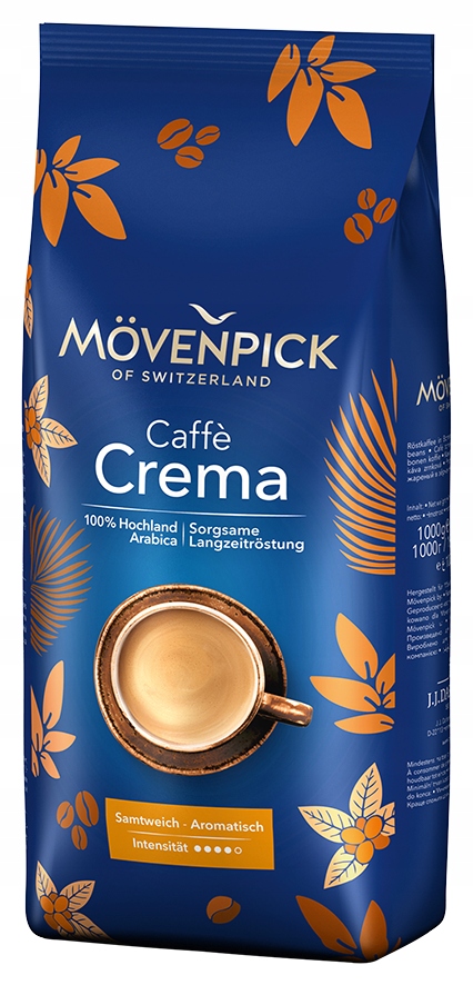 Levně Káva Movenpick Cafe Crema 1 kg