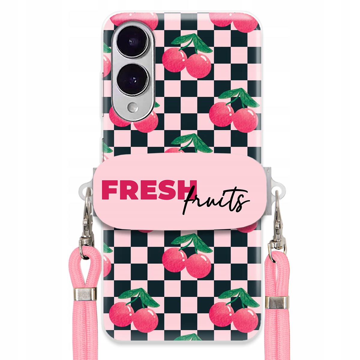 Pouzdro pro Samsung S25 Edge Crossbody vodítko držák na šachovnici Fresh Fruits
