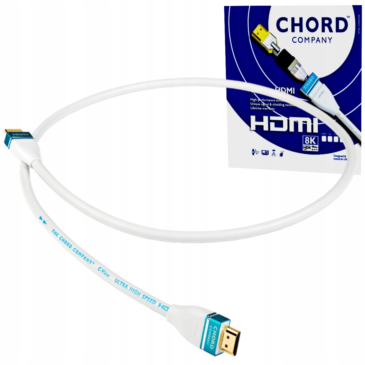 

Kabel Hdmi Chord 2.1 8K Dynamic Hdr 48G eARC 0,75m
