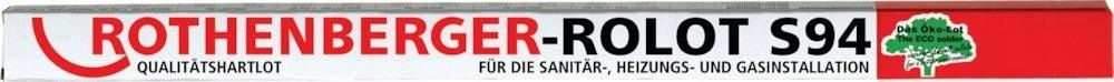 Tvrdá pájka Rolot S94 2x2x500 mm 1 kg 40094 Rothenberger