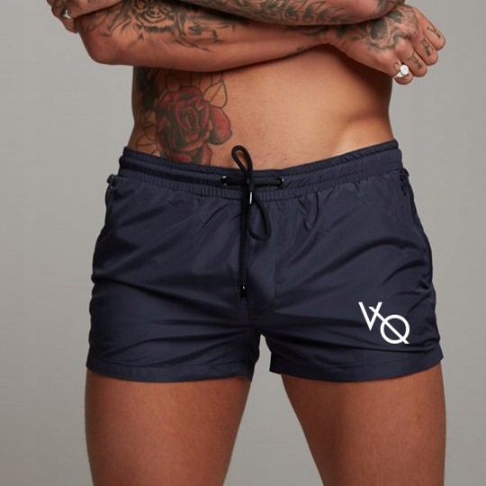 KĄPIELÓWKI MĘSKIE SZORTY SPODENKI GRANATOWE VQ - M Rozmiar M
