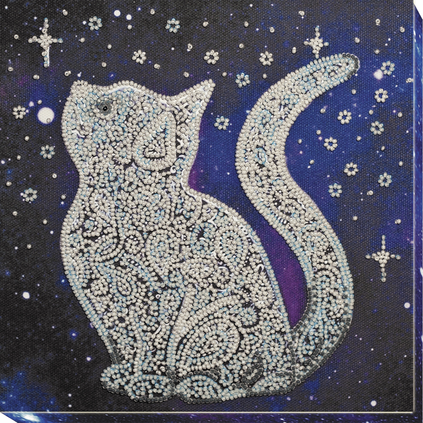 Sada na vyšívání korálků "Star cat" Diy sada korálků