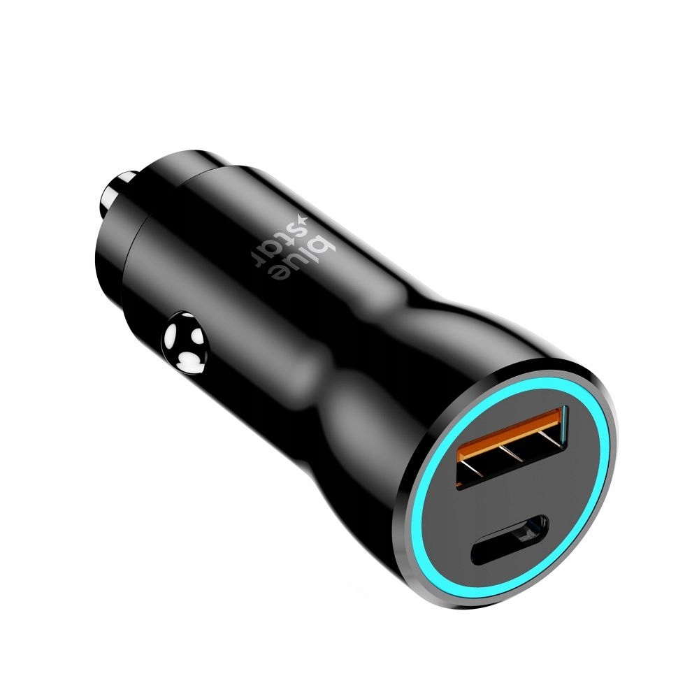 Szybka Ładowarka samochodowa do telefonu Usb-c Usb 25W QC3.0 Pd Afc 3A