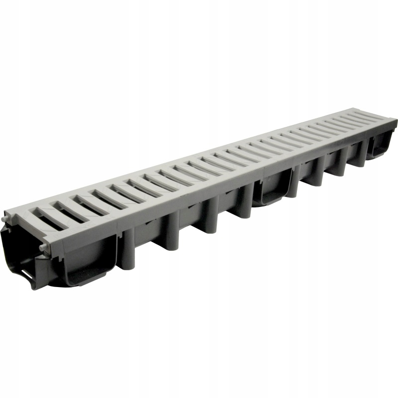 Lineární Odvodnění 1000*98 Kanál S Pvc Mřížkou A15 Popel