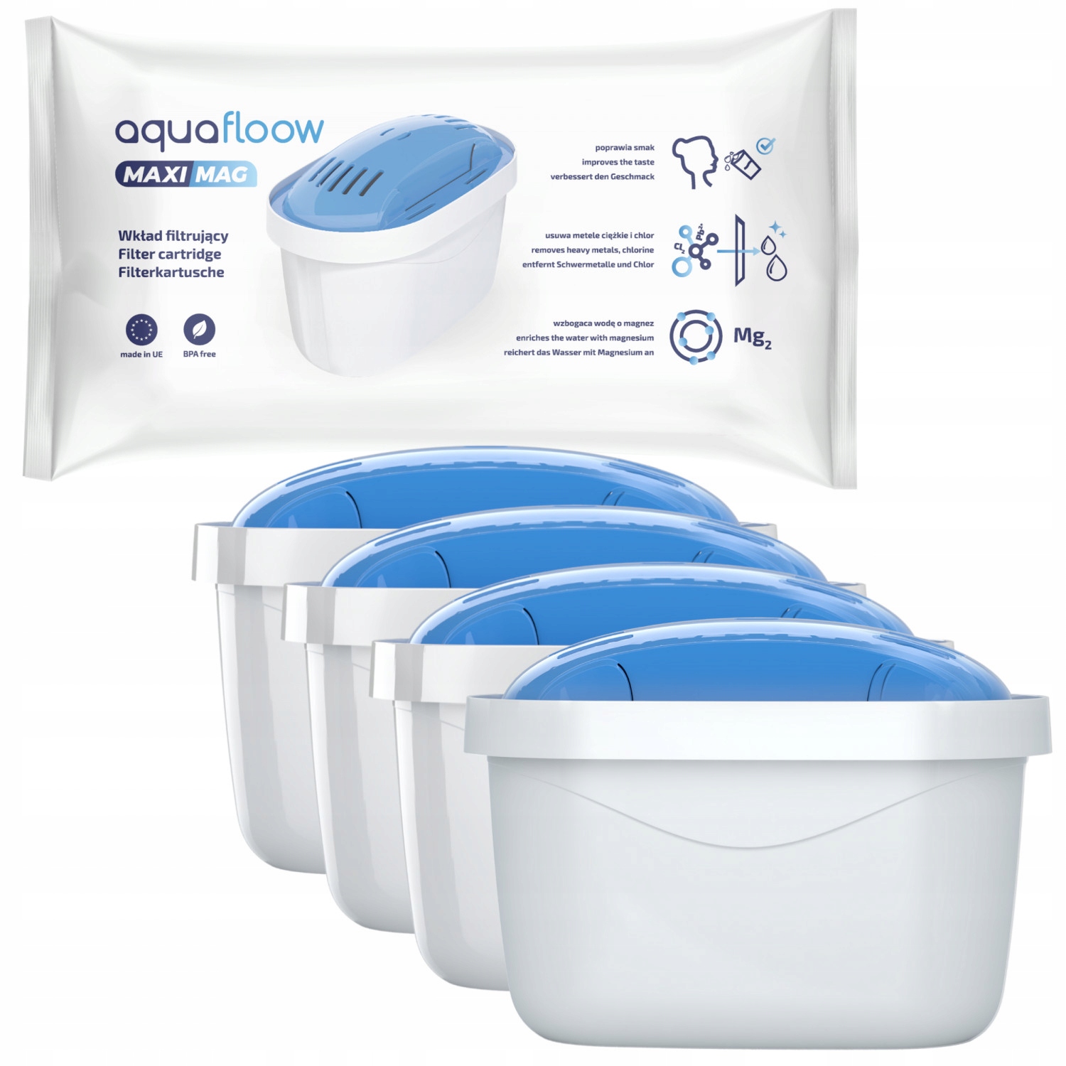 

Wkład Filtrujący Af Magnez Do Brita Aquaphor 4 szt