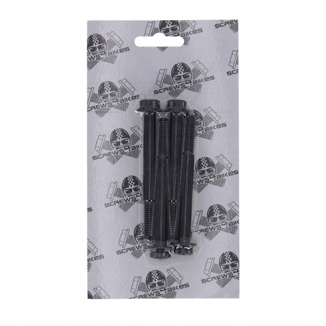 Upevňovacie skrutky na karter motora M8 čierne Softail 18 – 24 Touring 17 – 24