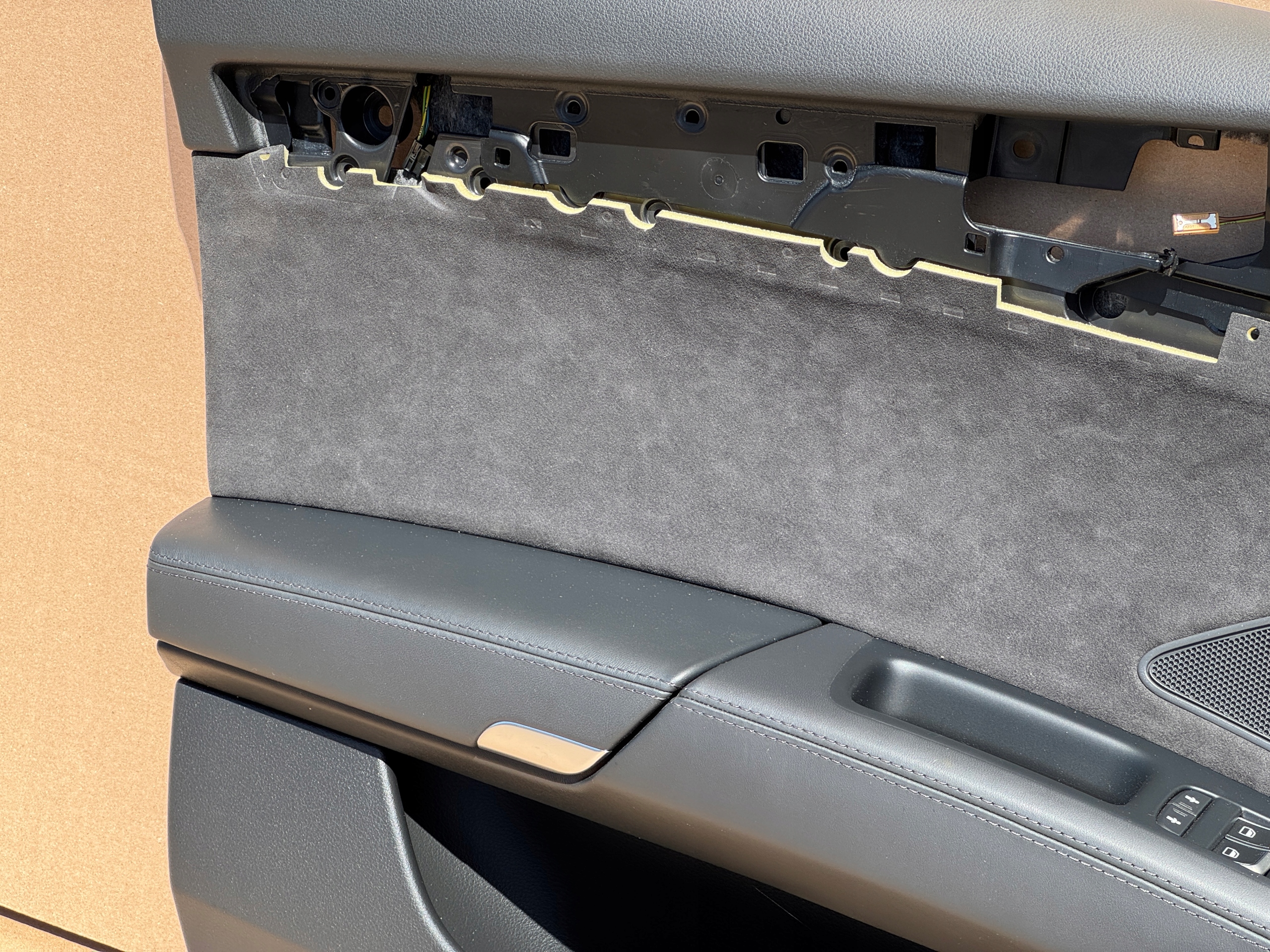 Audi A8 D4 side left front upholstery left front alcantara 4H1868017B
