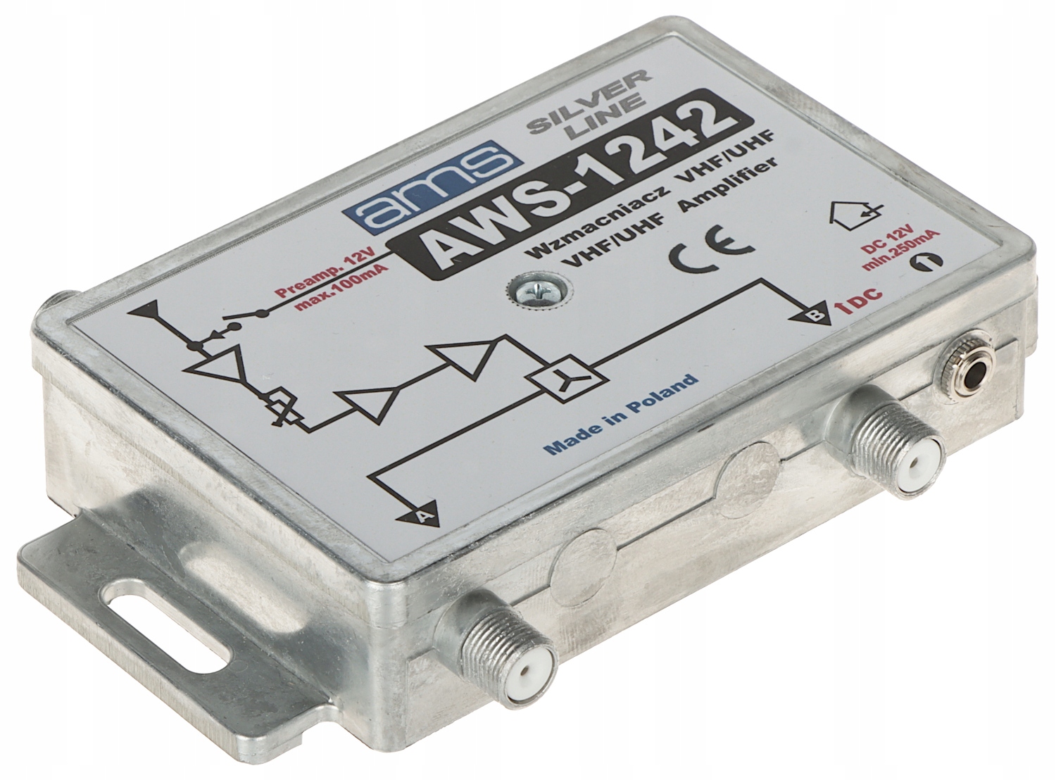 Anténní zesilovač s napájecím zdrojem AWS-1242