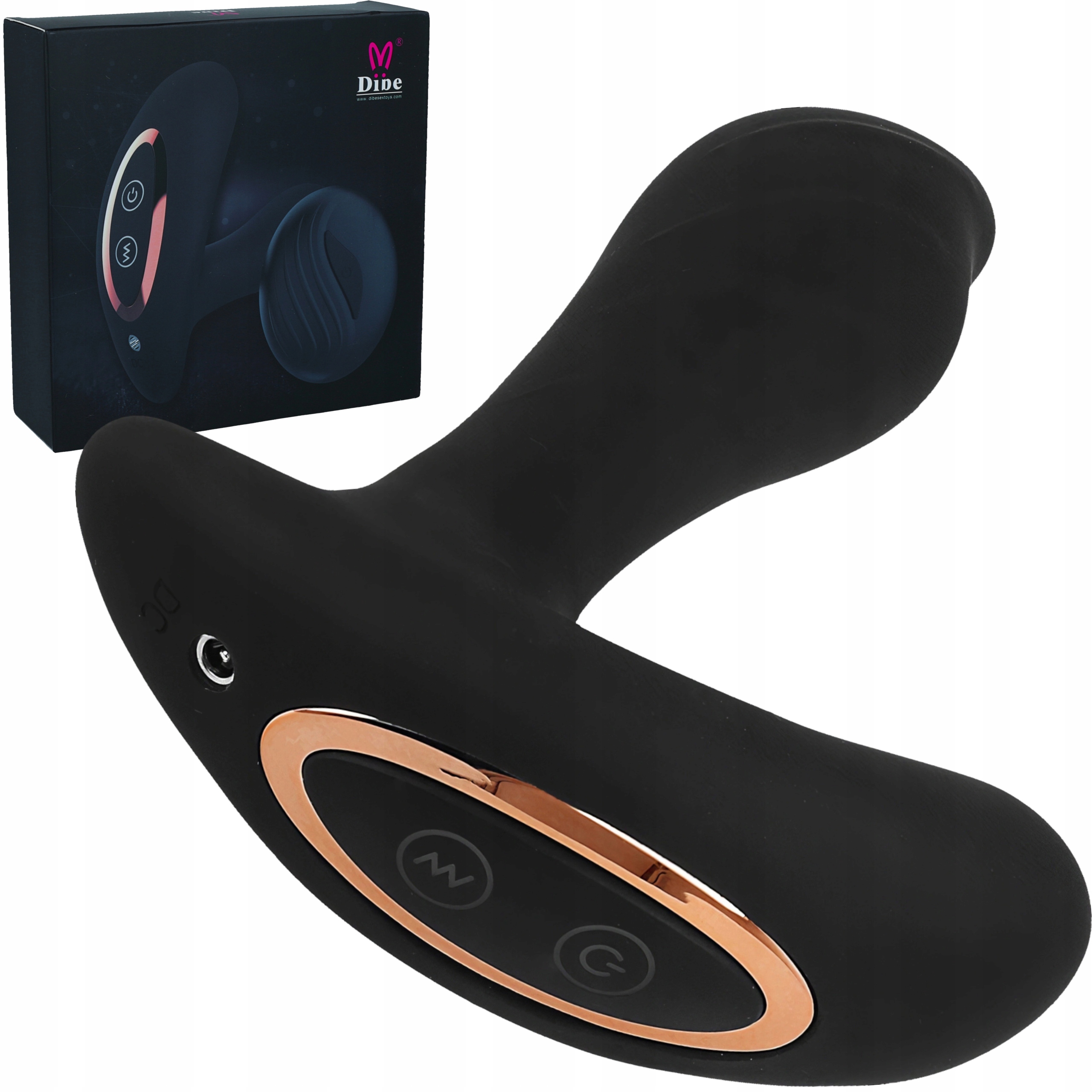 Masażer Prostaty Analny Z Pilotem Bezprzewodowym Wibrator Stymulator Krocza