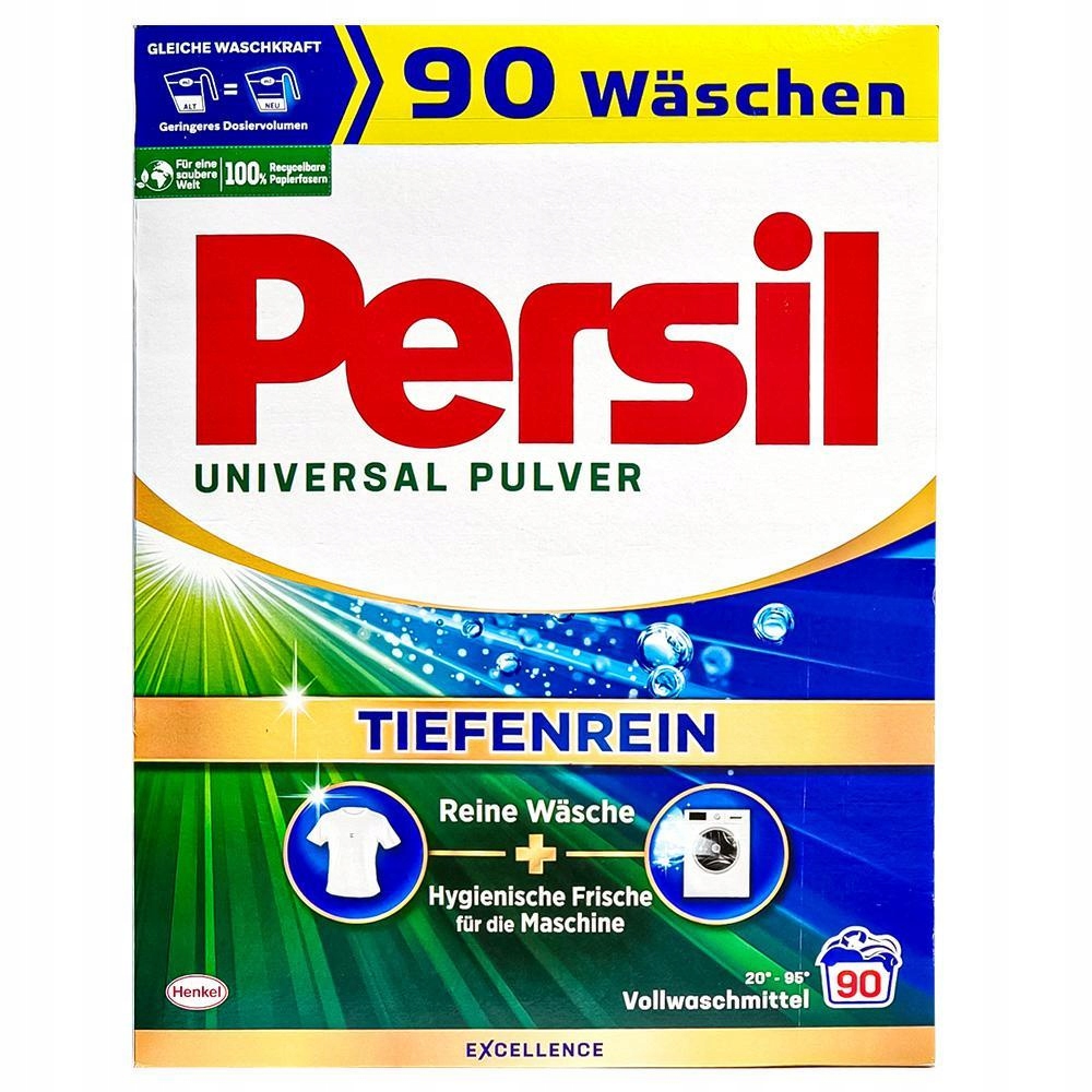 Levně Persil Universal 90 praní 5,4kg německý prášek na bílé prádlo světlý