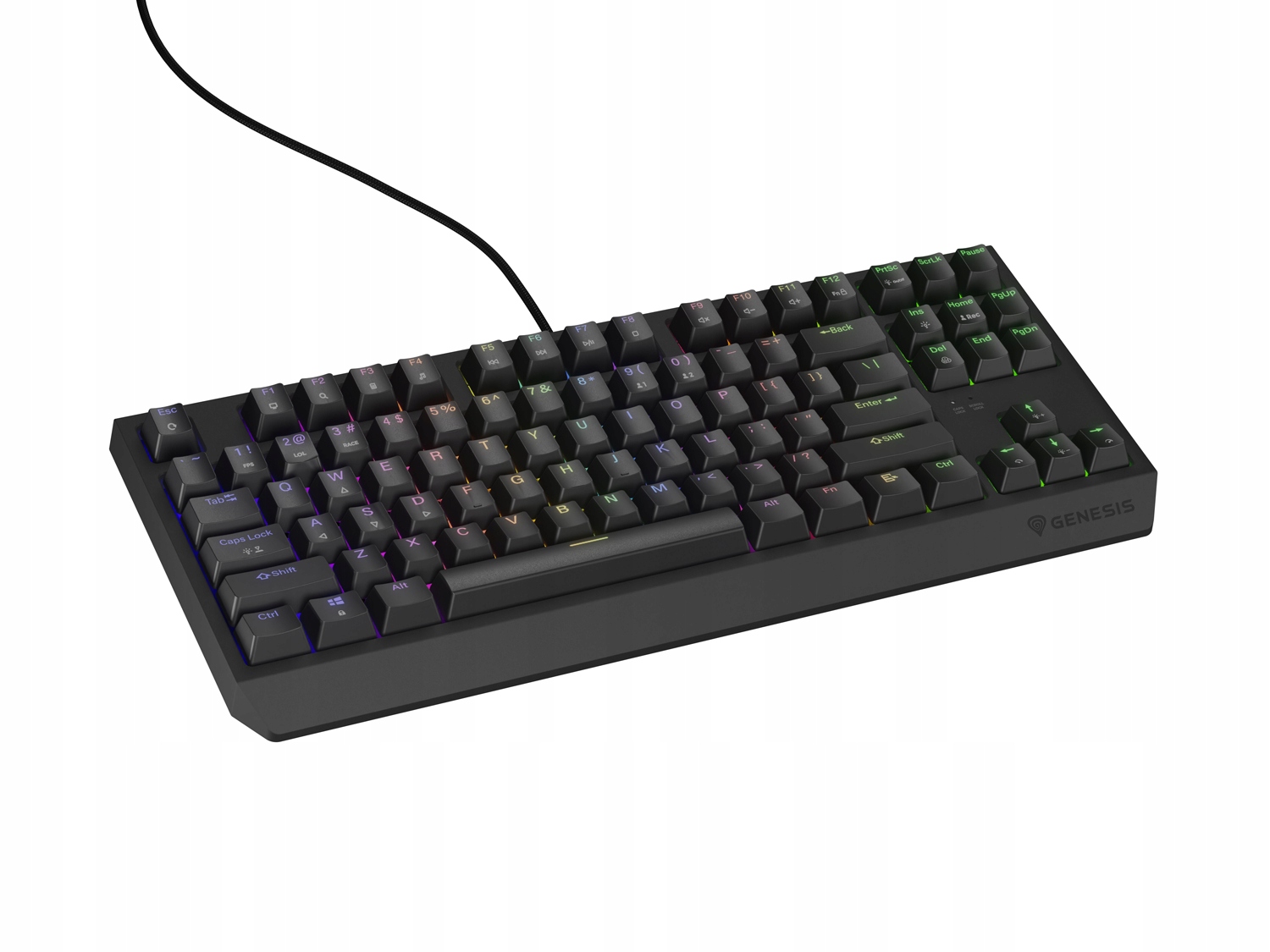 Genesis herná klávesnica Thor 230/ Tkl/ Rgb/ Outemu Brown/ Drôtová Usb/…