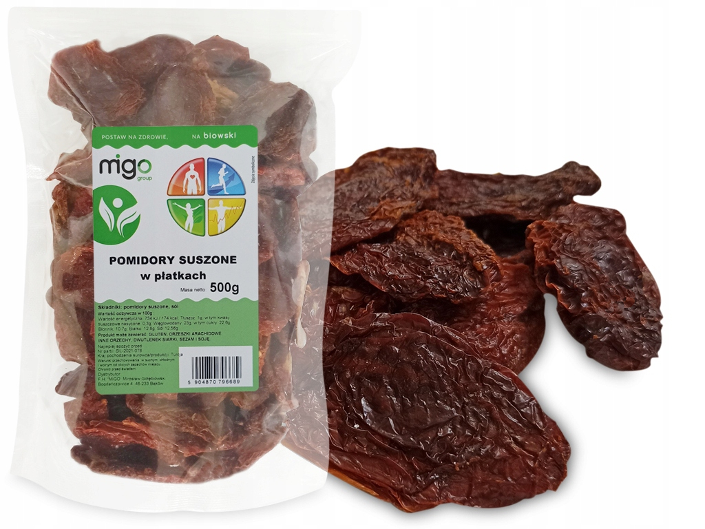 Suszone POMIDORY 500g - MIGOgroup