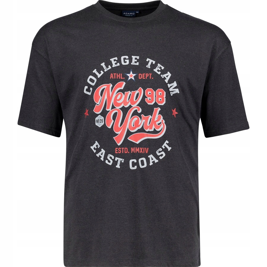 Tričko Pánské s potiskem Grafitové tričko Adamo Velké velikosti 23XL