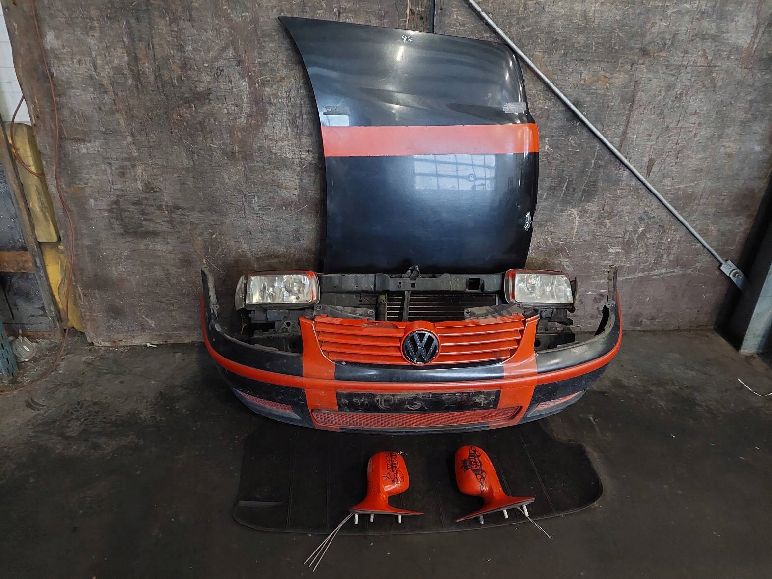 complete front bonnet mirror bumper VOLKSWAGEN POLO III LIFT LC9Z