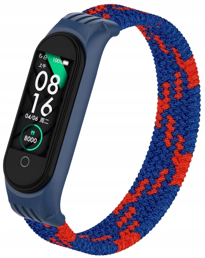 PASEK OPASKA BRANSOLETA do XIAOMI MI BAND 3/4/5/6/7 MEGA KOLORY Kolor czarny