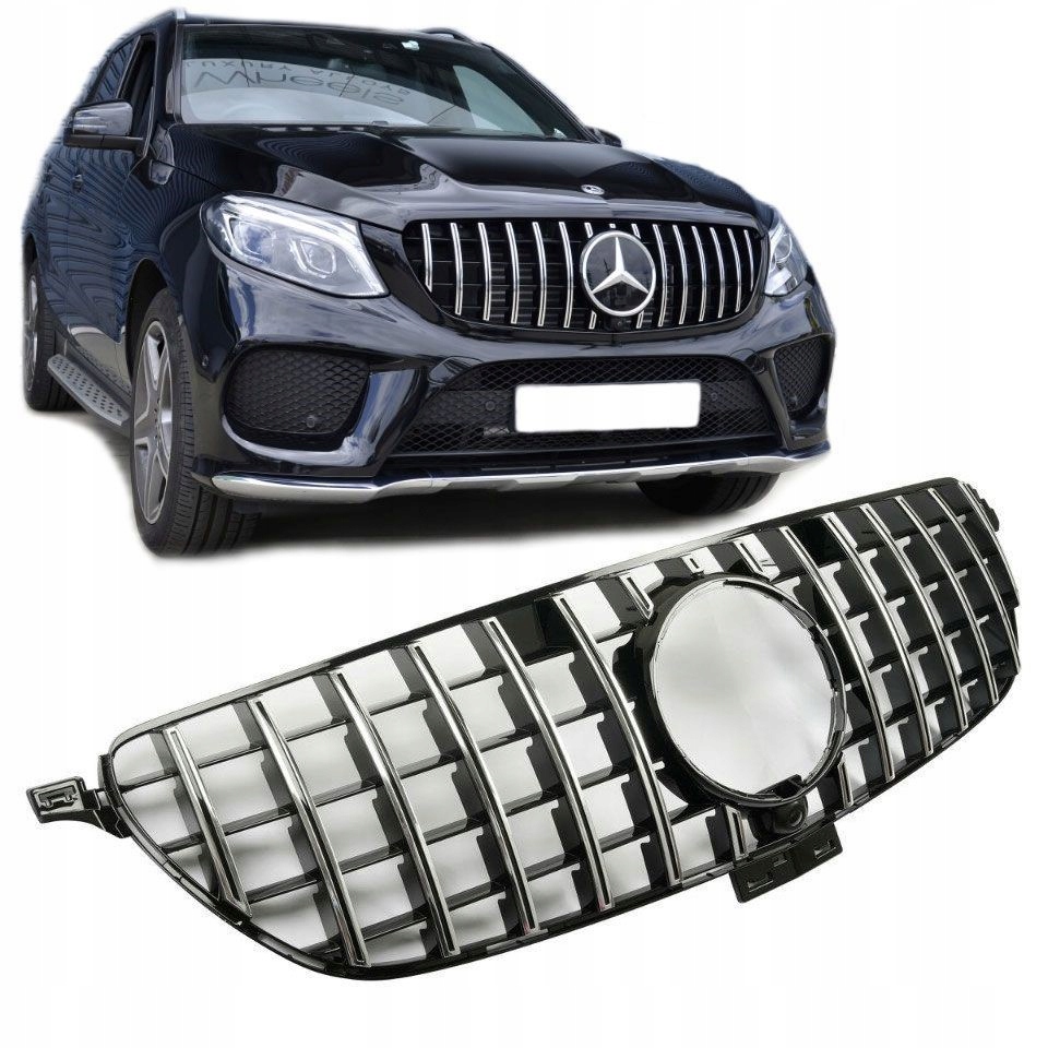 Maketa Mřížky Chladiče Mercedes Gle Coupe W292 C292 Panamericana Amg Gt Chrom 15-19