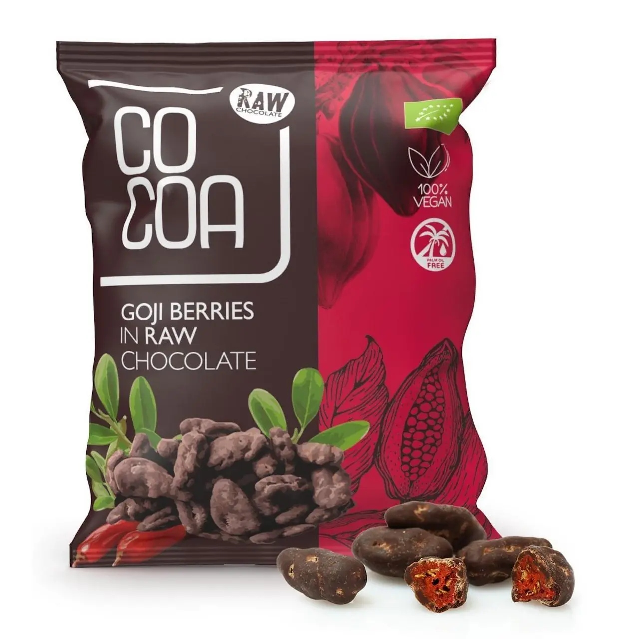 Goji V Surové Čokoládě Bio 70 g Cocoa