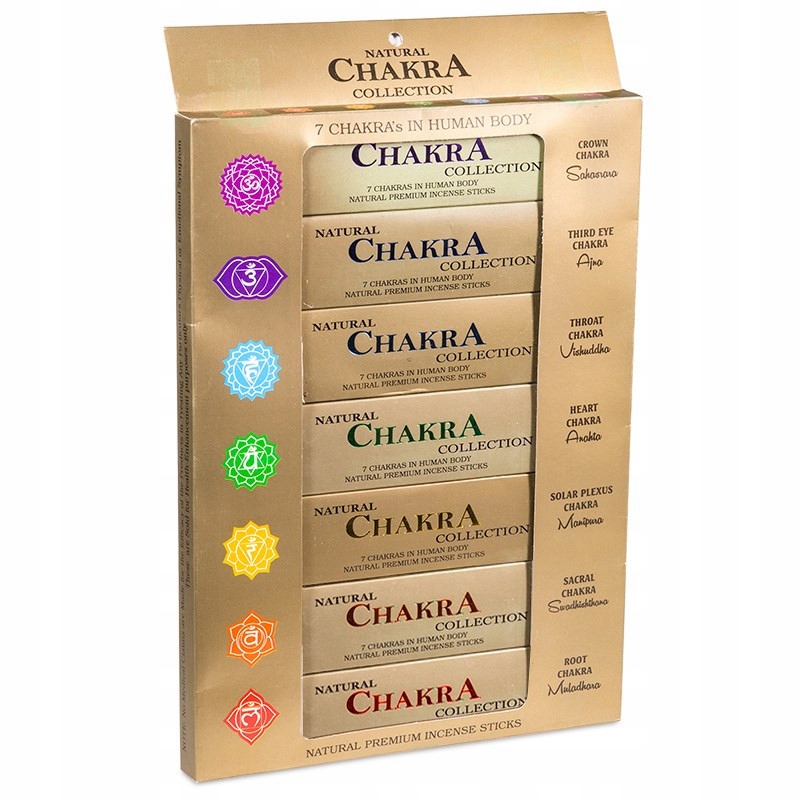 

Paleta kadzideł na wszystkie czakry 7 Chakra Col.