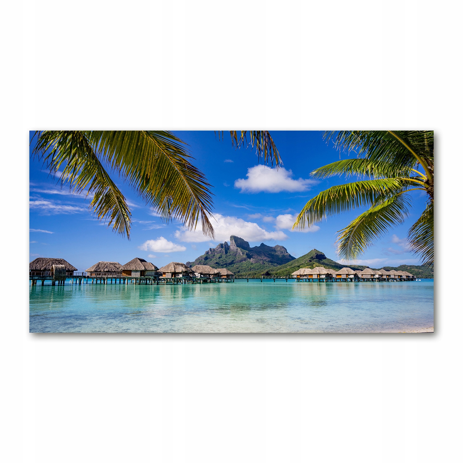 

Foto-obraz akrylowy Palmy na Bora Bora 140x70 cm
