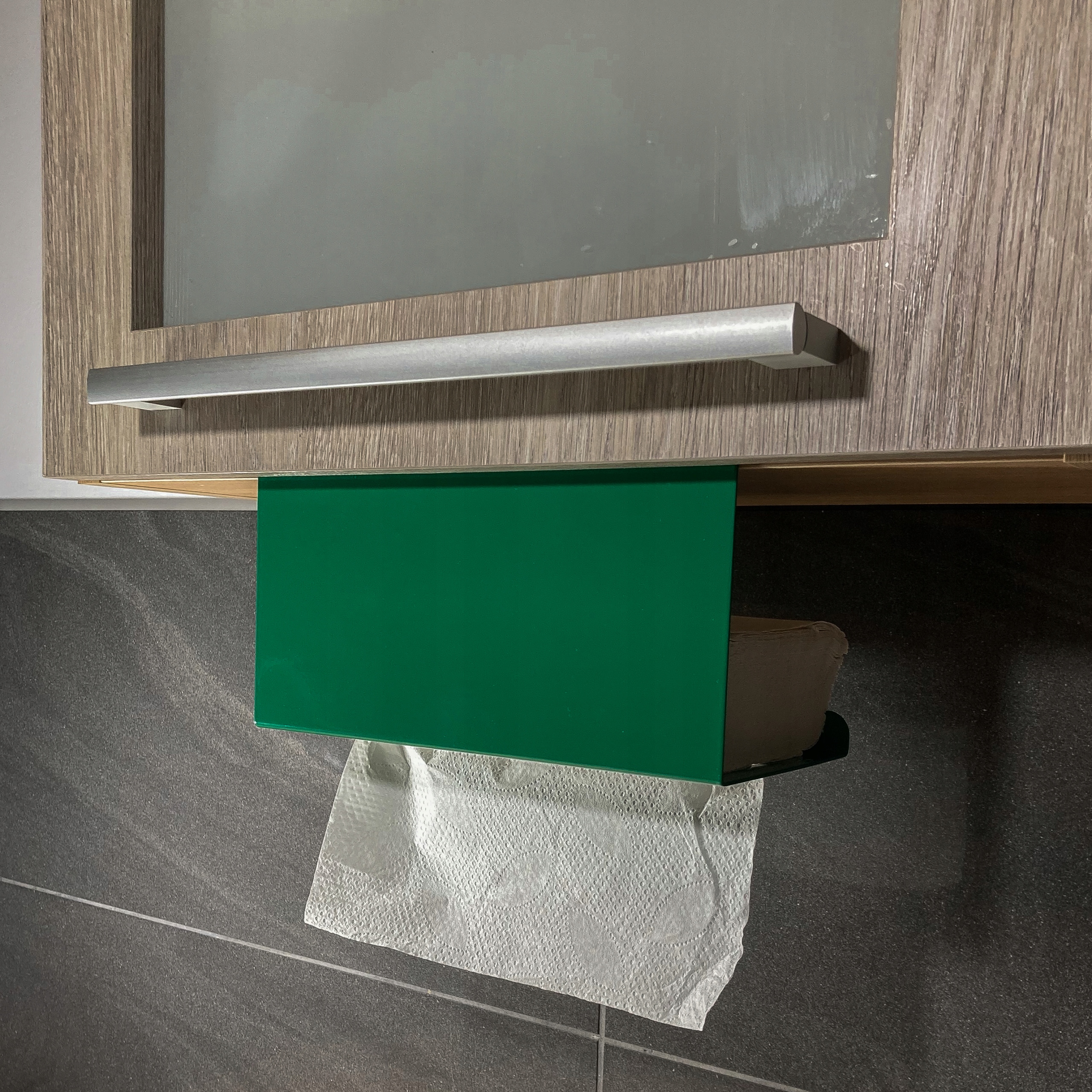 PODAJNIK WIESZAK NA CHUSTECZKI RĘCZNIKI PAPIEROWE Kolor biały