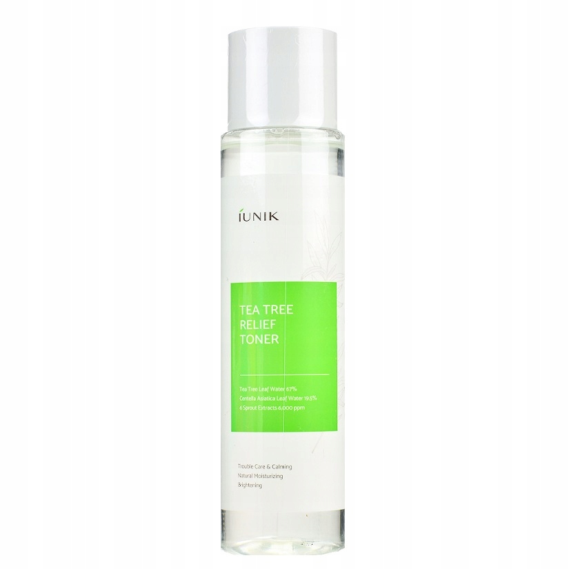 iUNIK Tea Tree Relief Toner, 200 ml Zklidňující pleťové tonikum