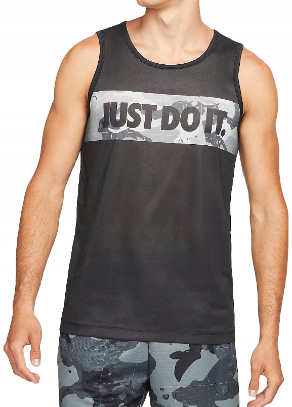 Tričko bez rukávů Nike Tank Camo Gfx Dri-FIT DD6891-010 S