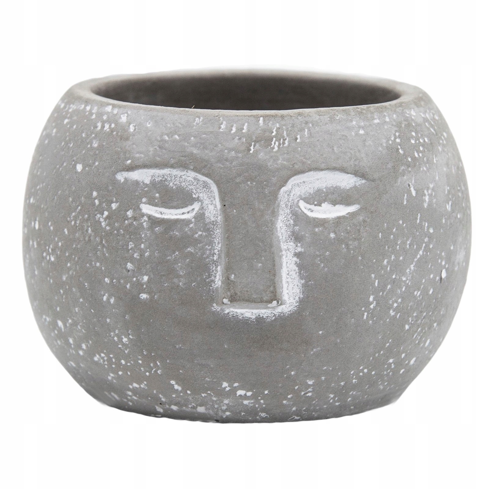 

Osłonka Głowa Ø 9 cm Moai betonowa doniczka