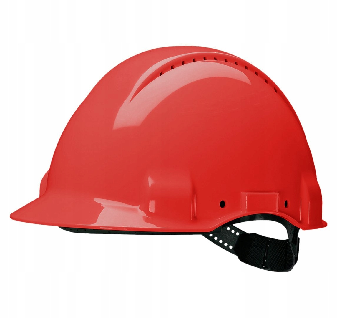 Hełm Ochronny 3M Solaris Cuv G3000 Czerwony