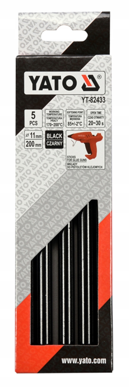 

Wkłady Klejowe Do Pistoletu 11X200MM 5 Sztuk Yato