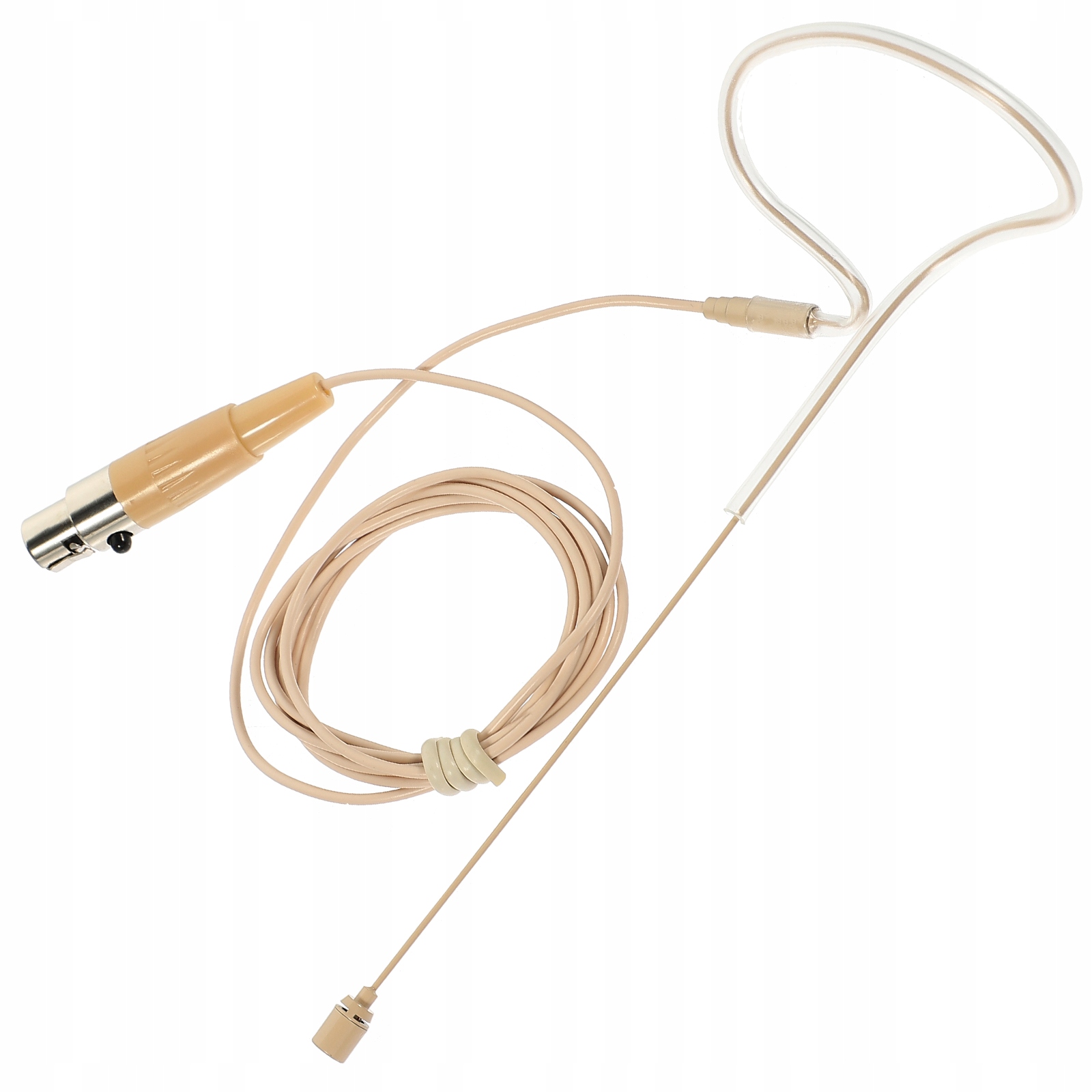 Mikrofon z jednym uchem, bezprzewodowy i przewodowy