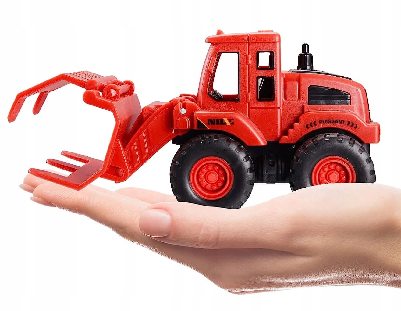 AUTKO BUDOWA NAPĘD FRYKCYJNY KOLOROWE WZORY KOPARKA WALEC Model budowa