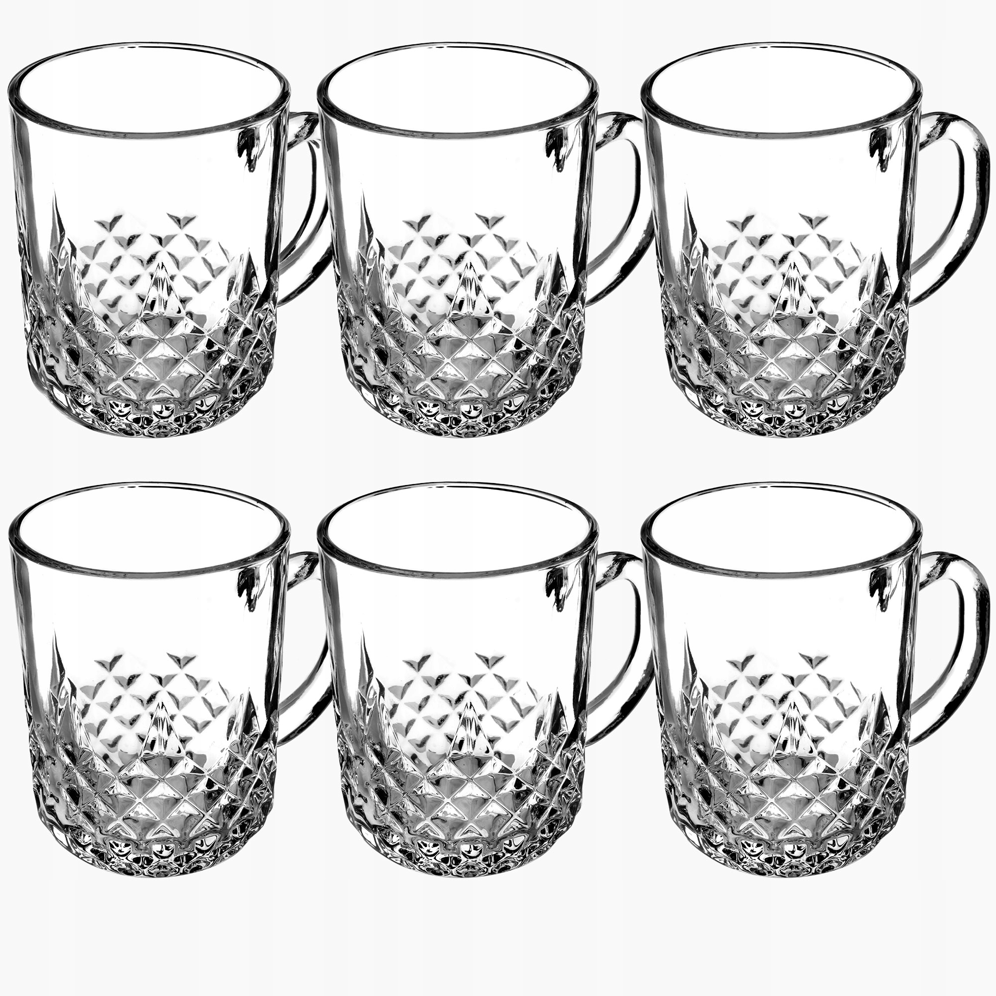 

Szklanki Do Kawy Herbaty 230ml Komplet Szklanek 6x
