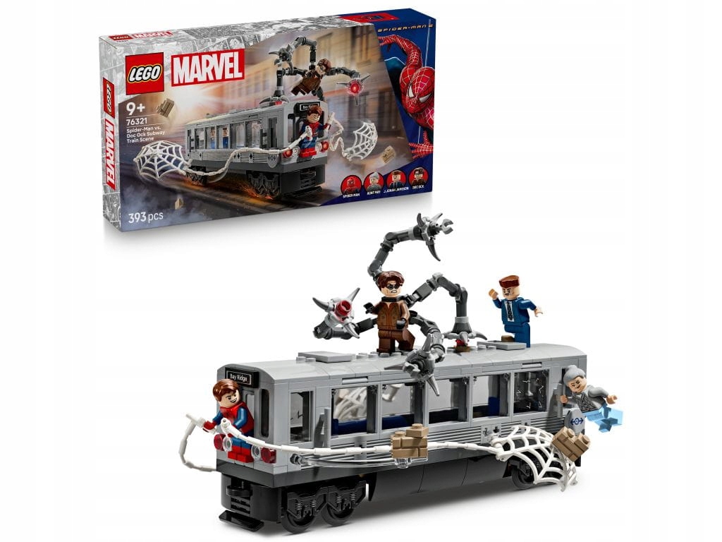 Lego Heroes 76321 – Spider-Man versus Doc Ock – scéna v metru