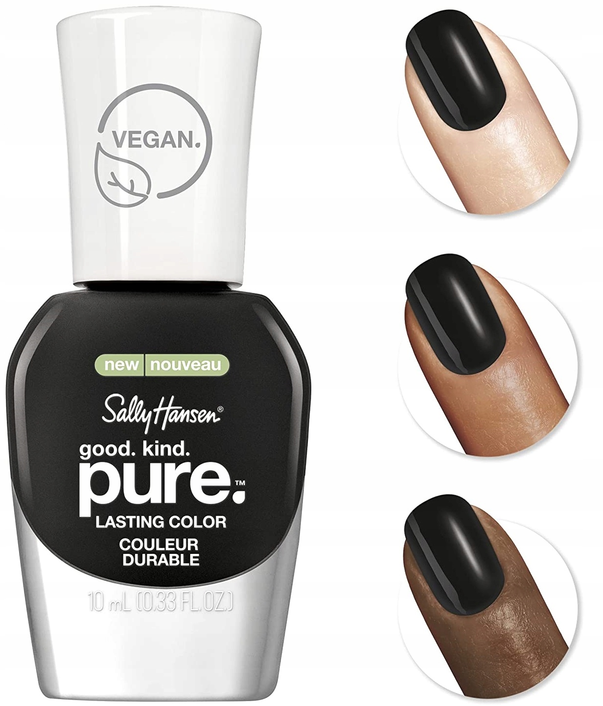 

Sally Hansen Good Kind Pure lakier Black Stone 410