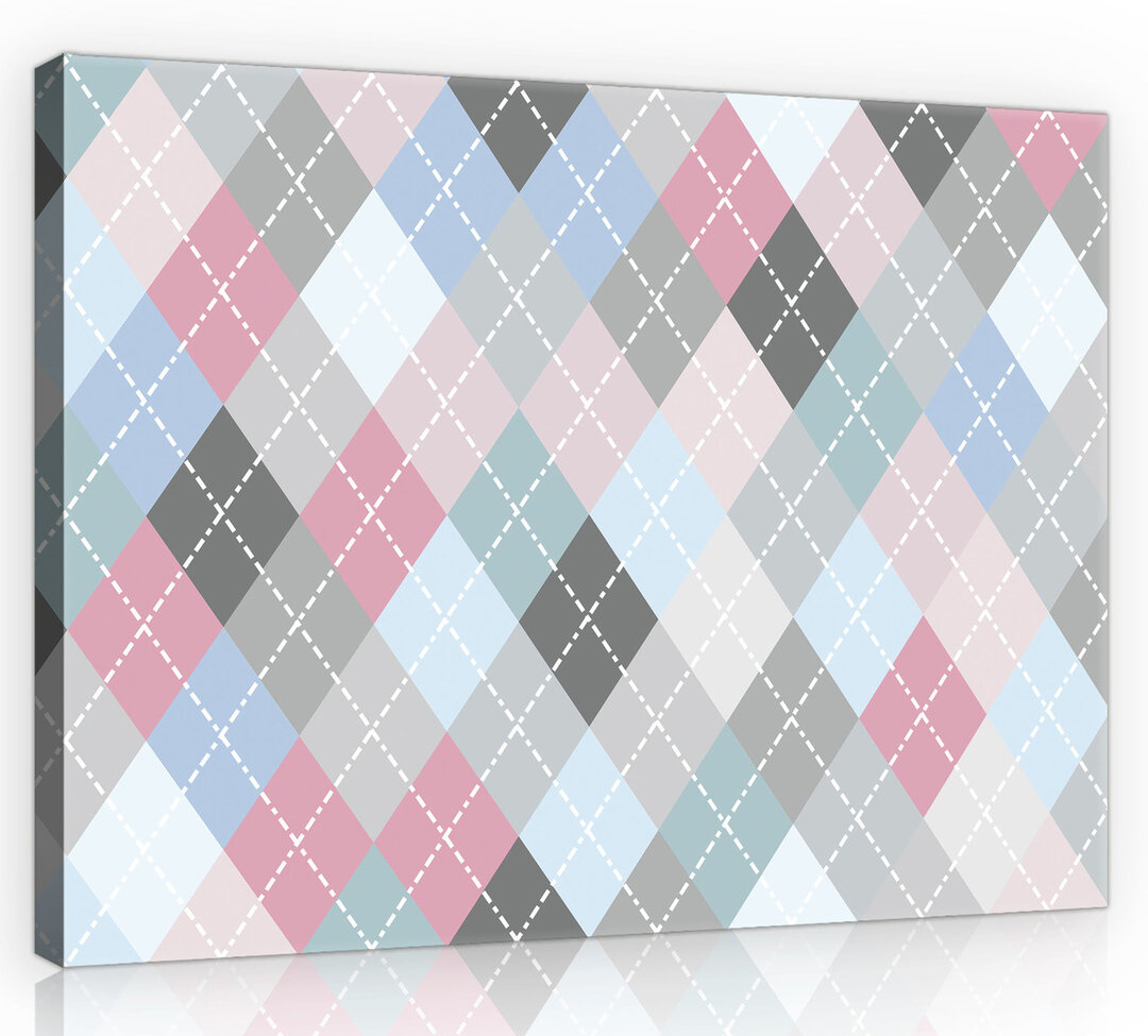 Obraz Na Plátně Canvas 100x75 Vzor Romby Vzor