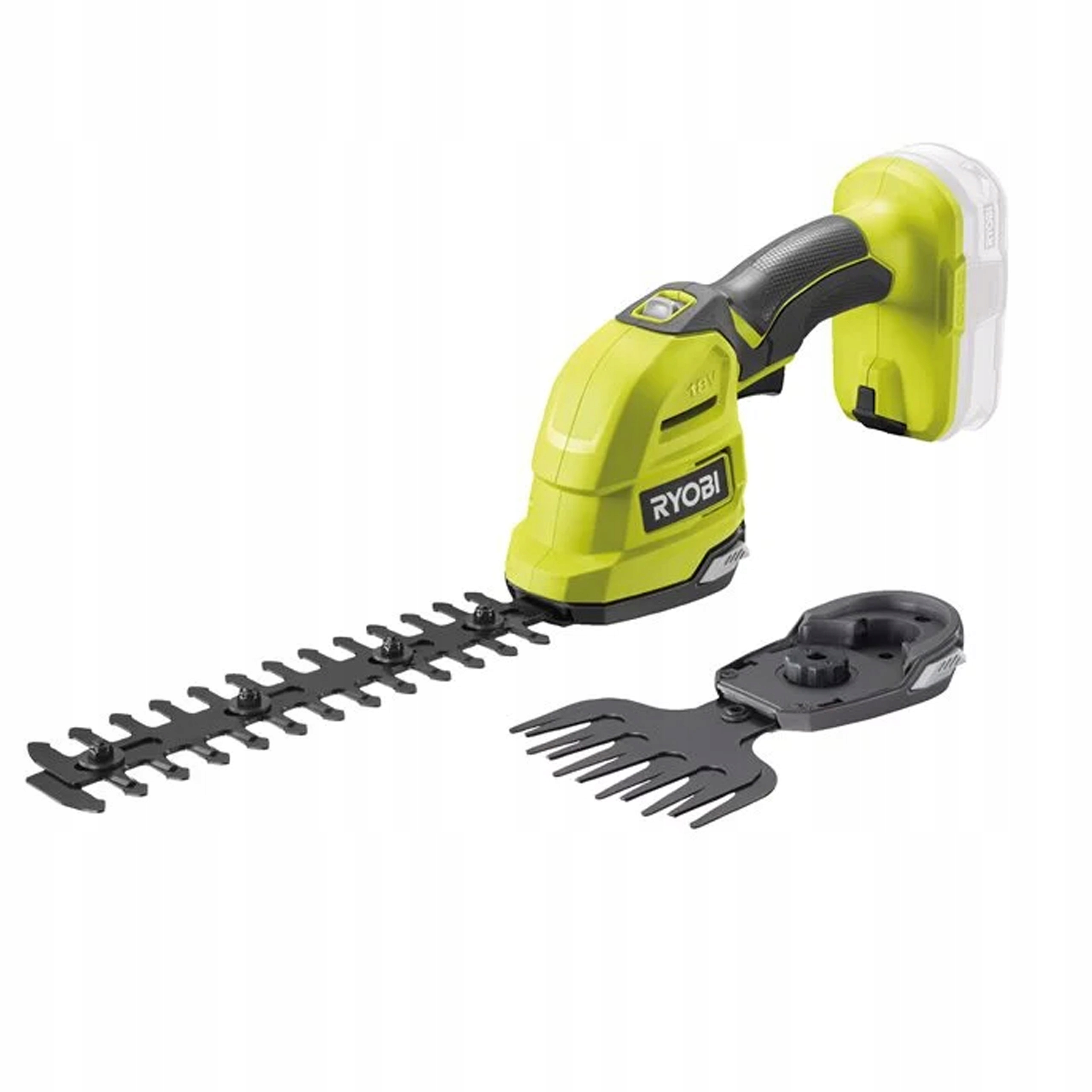 Ryobi Akumulátorové Nožnice Na Kríky Živého Plota A Trávu 18V RY18GSA-0 Oneplus