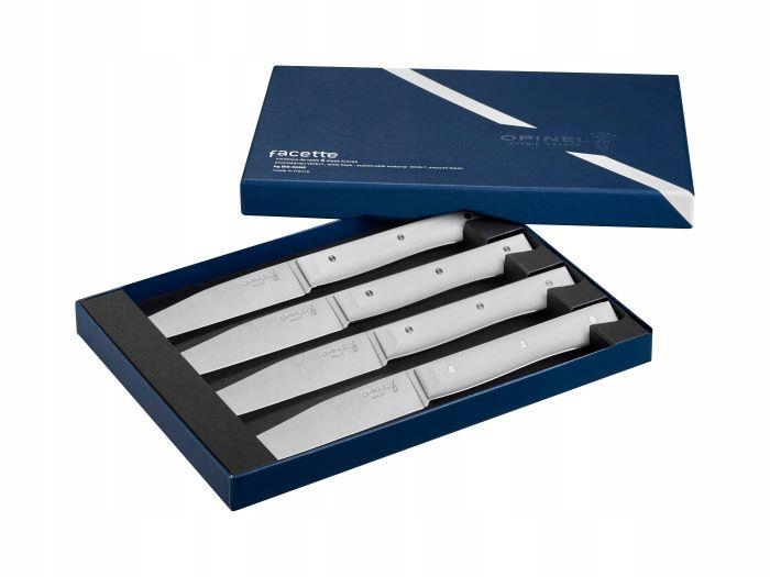 Opinel Sada 4 nožov Facette Box White