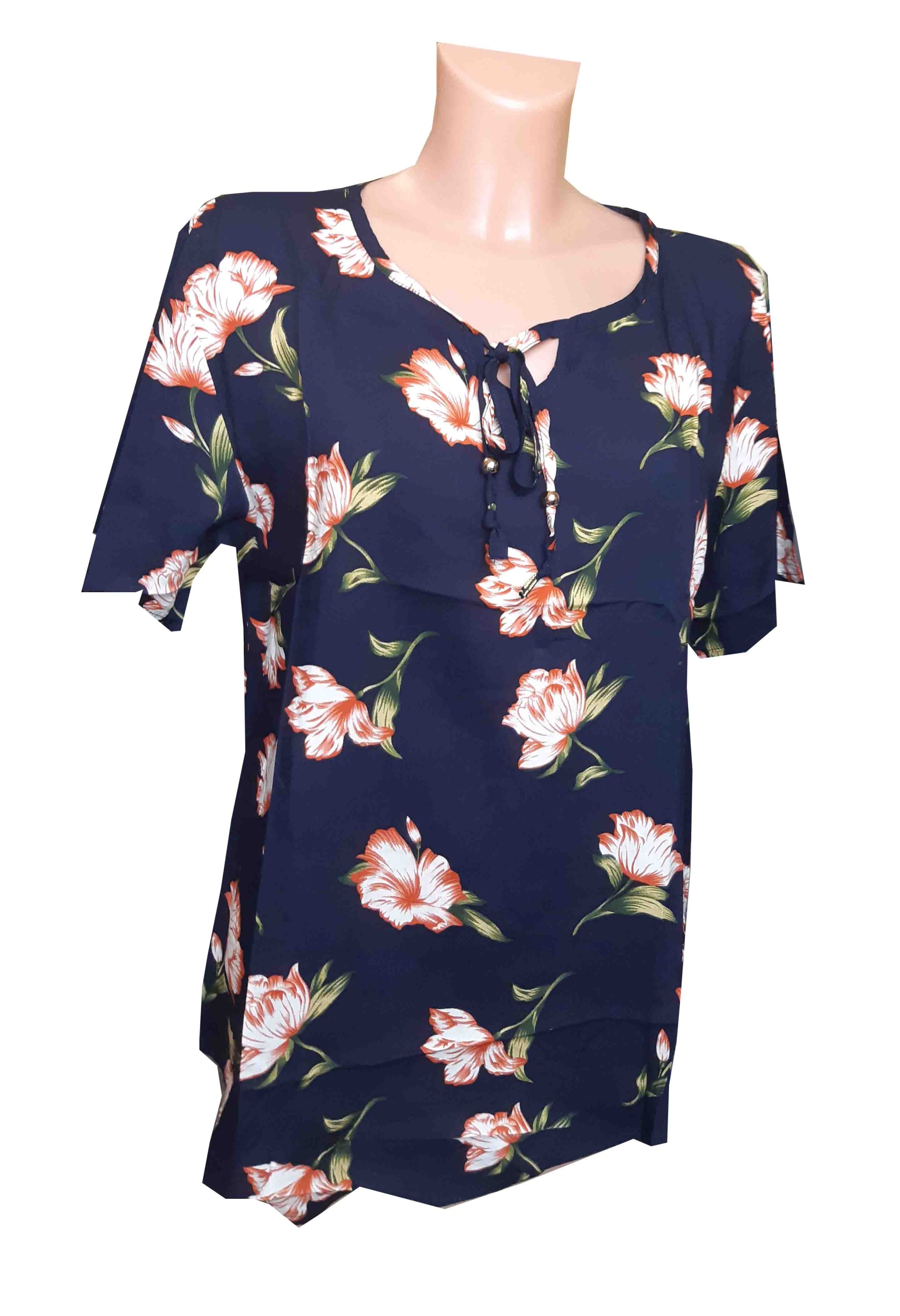

Bluzka Koszulka T-shirt kwiaty XL/XXL