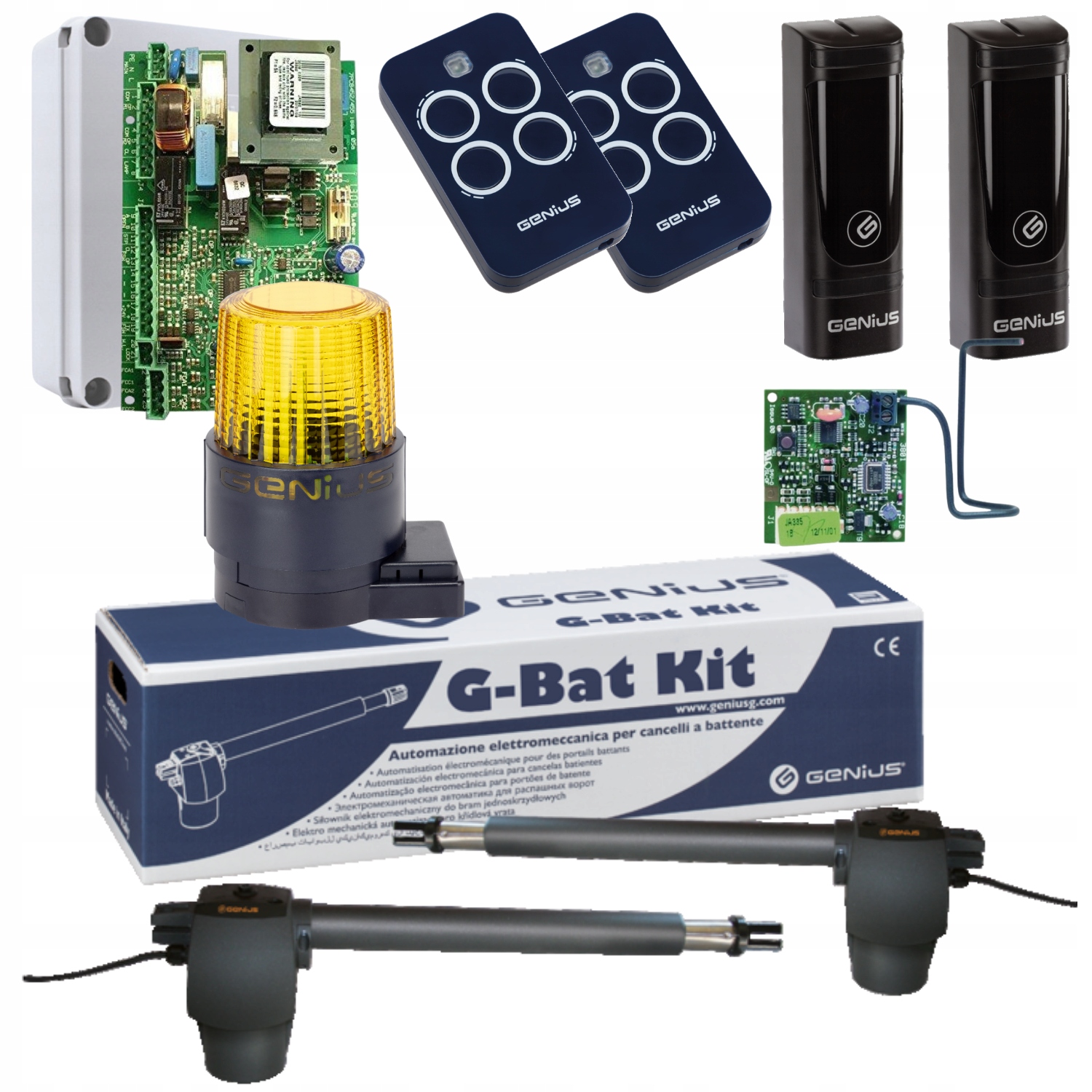 Genius G-BAT300 Lampa Guard 230V Pilot Echo 2ks Pohon dvojkrídlovej brány