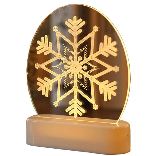 

Witraż Led 3D Ozdoba Lampki Świąteczne Baterie Usb