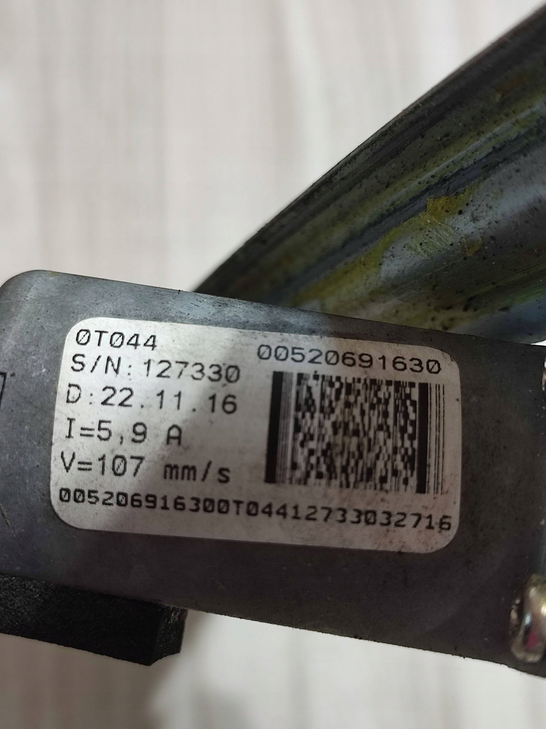 Fiat Tipo 2018 rear part side left window regulator door tylnych