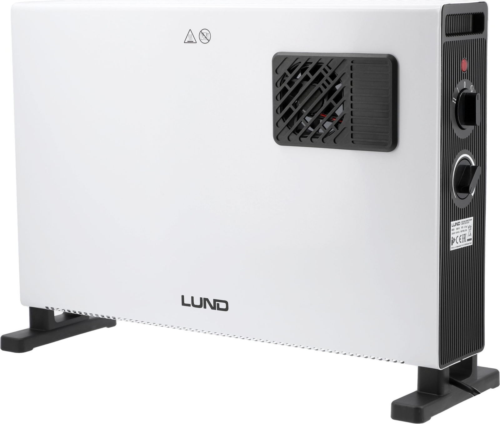 Lund konvektorový ohřívač 2000 W bílý 68650
