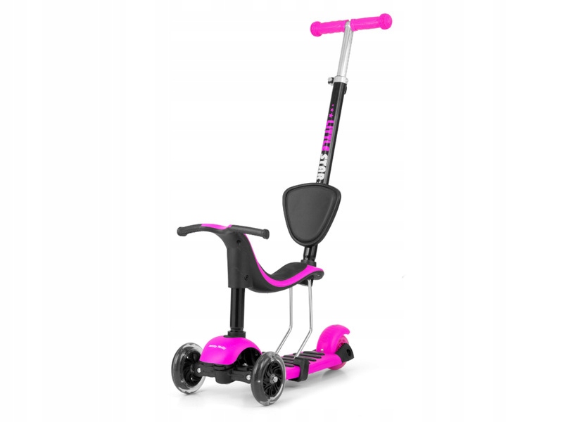 Hulajnoga dla dzieci Milly Mally Little Star 3w1 Różowy