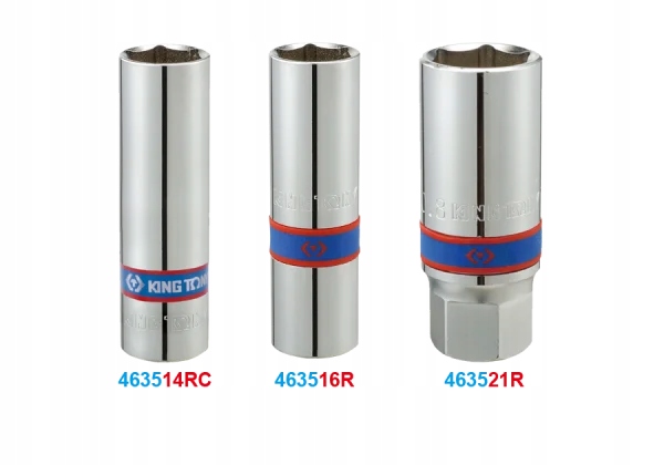 NASADKA DO ŚWIEC 1/2" 16mm x 65mm 6-kąt. WKŁADKA GUMOWA King Tony