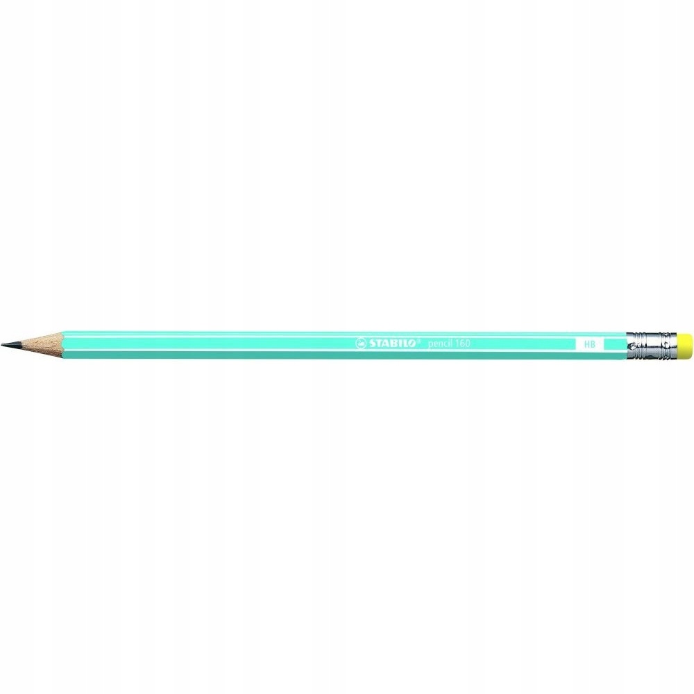 Ołówek z gumką twardość HB Stabilo 160 PETROL